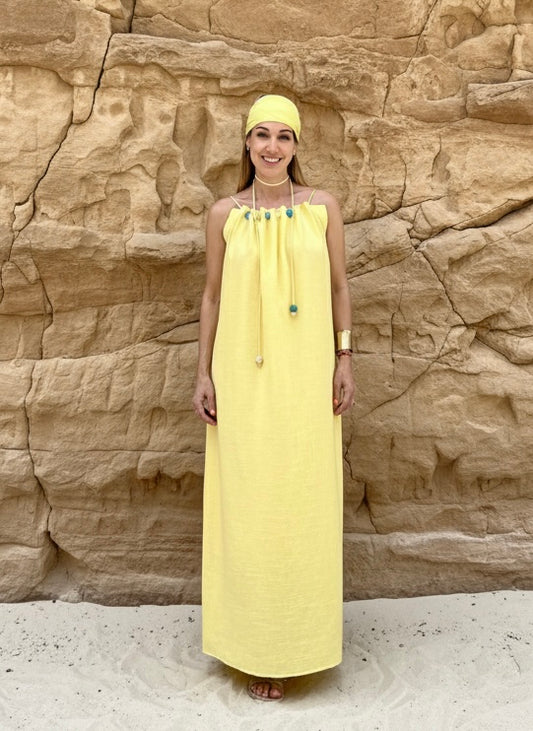 VESTIDO BERNARDITA AMARILLO